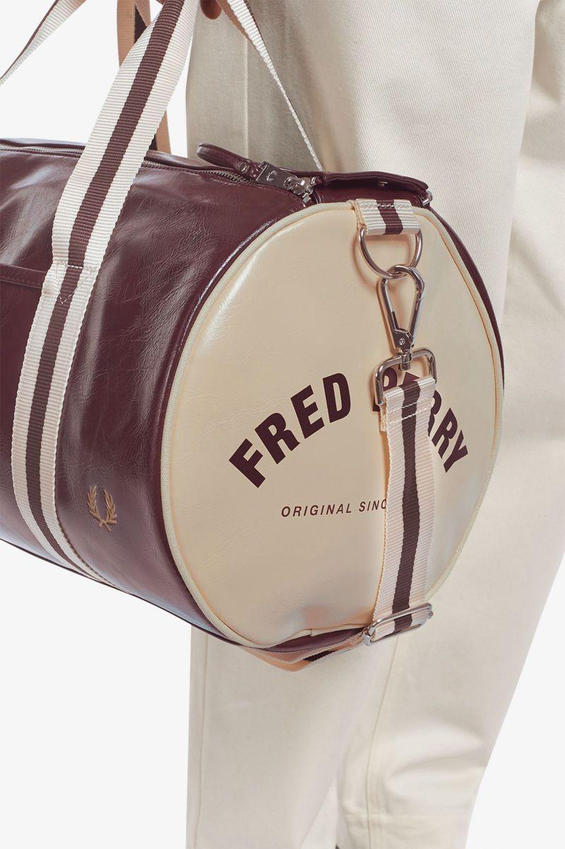 Red Fred Perry Classic Barrel Women's Bags | PH 1807PJJQ